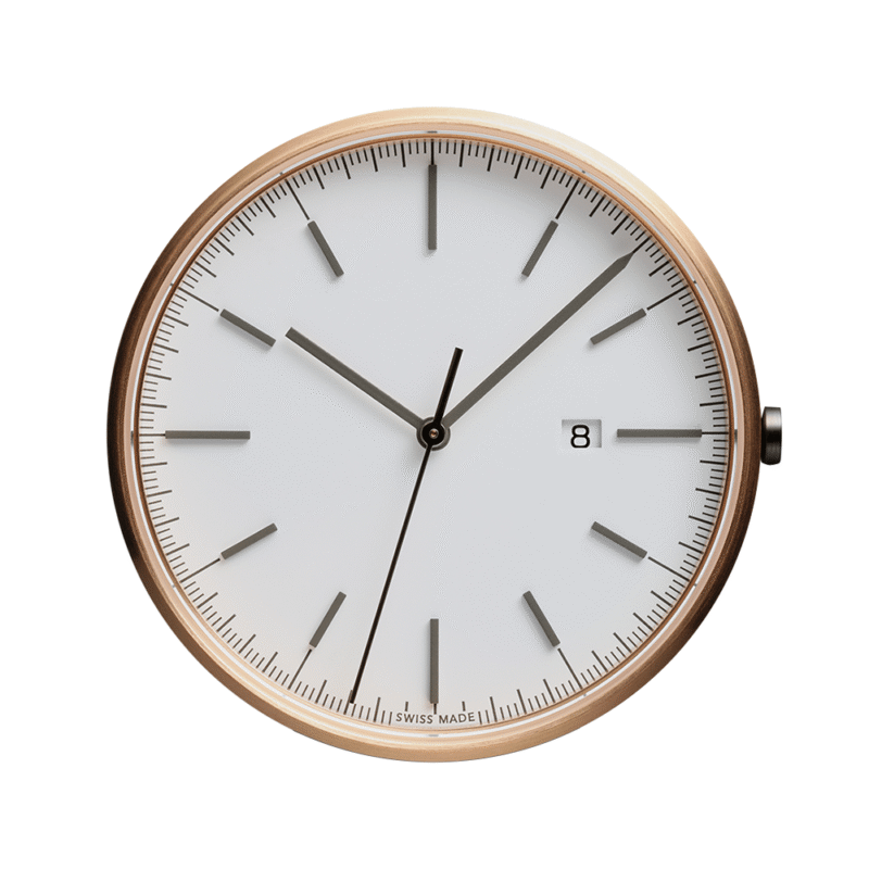M40 PreciDrive date watch in PVD rose gold