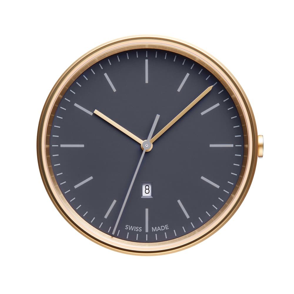 Face48.jpg M38 Women’s date watch in PVD satin gold - Image 1